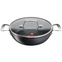 Casa si Curatenie / Articole de bucatarie - Cratita Tefal Unlimited G2557172, 26 cm, Capac Sticla, Antiaderent Titanium Anti-Scratch, Thermo-Signal, Inductie - 1