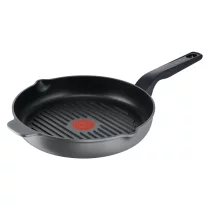 Дом и почистване - Тиган за грил Tefal XL Force C6854055, 26 см, незалепващо покритие, термосигнал, основа Diffusion+ - 1