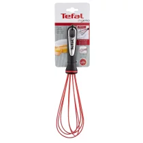 Casa si Curatenie / Articole de bucatarie - Tel din silicon Tefal Ingenio K2071714, Fire din inox invelite in silicon, Rezistenta 230 grade, Negru/Rosu - 2