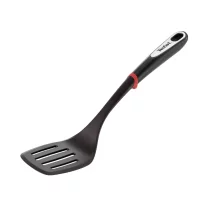  - Spatula cu fante Tefal Ingenio K2060814, Rezistenta termica 230 grade, Inel silicon, Plastic, Negru - 1