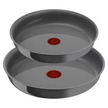 House and Cleaning / Μαγειρικά σκεύη - Tefal Ingenio Renew L2609502 Σετ 3 τεμαχίων, τηγάνι 24/28 cm, κεραμική αντικολλητική επίστρωση Inoceram Glide, Thermo-Signal, επαγωγικός - 2
