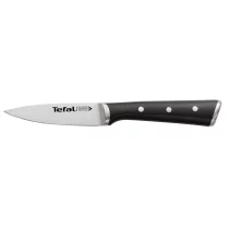 Cutit pentru decojit Tefal Ice Force K2320514, 9 cm, Tehnologie Ice Force, Otel inoxidabil german, Negru/Inox