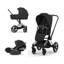 Καρότσι Cybex Priam Style 3 σε 1 με πορτ-μπεμπέ και πορτ-μπεμπέ Cloud T Plus