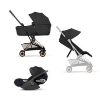 Cybex Coya Comfort 3 σε 1 compact premium καρότσι με πορτ-μπεμπέ Cloud T Plus