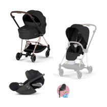 Carucior 3 in 1 pentru copii Cybex Mios Comfort, premium, cu scoica Cloud T Plus