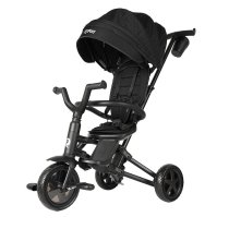 Разходка - QPlay Nova Niello Ултра-сгъваема детска триколка, обръщаема, гумени колела, 10-36 месеца - 2