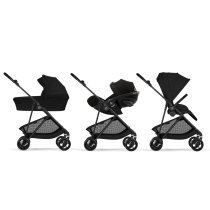 Carucioare copii / Carucioare 3 in 1 - Carucior 3 in 1 Cybex Melio Carbon pentru copii, ultra usor, cu landou si scoica auto Cloud G - 2