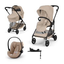 Carucioare copii / Carucioare 4 in 1 - Carucior 4 in 1 Cybex Melio Carbon pentru copii, cu landou, scoica auto Cloud G si baza G - 1