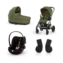 Бебешки колички - Детска количка 3 в 1 Balios S Lux с кош и столче за кола Cloud G Plus - 2