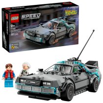 Играчки / LEGO / LEGO Speed ​​​​Champions - LEGO Speed ​​​​Champions Комплект за машина на времето Back to the Future 77256, модел DeLorean за деца и възрастни - 1