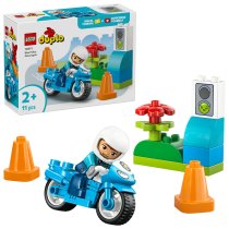  - Motocicleta albastra de politie LEGO DUPLO 10471 - 1