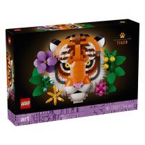 Jucarii - Set LEGO Art Colectia de fauna Tigru 31217, Tablou 3D, pentru Adulti - 2