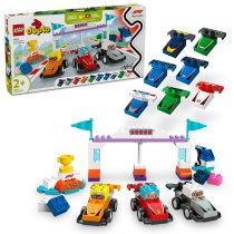 Играчки / LEGO / LEGO DUPLO - LEGO DUPLO Комплект състезателни коли и пилоти на отбор F1 10445 - 1