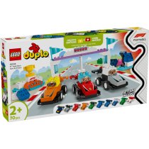 Играчки / LEGO / LEGO DUPLO - LEGO DUPLO Комплект състезателни коли и пилоти на отбор F1 10445 - 2