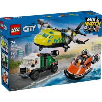  - Set LEGO City Avion, autospeciala si aeroglisor in versiuni adaptate 60505, pentru copii - 2