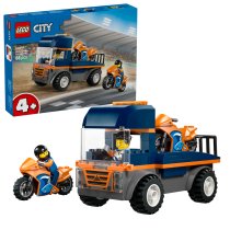 LEGO City Комплект за превоз на мотоциклети 60491, Състезателни превозни средства, за деца