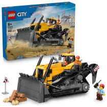 Τα παιχνίδια - LEGO City Κίτρινο Μπουλντόζα 60466 Σετ Οχημάτων Κατασκευής για Παιδιά - 1