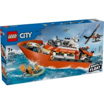 Играчки / LEGO / LEGO® City - LEGO City Комплект 60504 Спасителна лодка и хеликоптер на бреговата охрана, за деца - 2