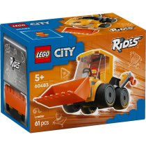  - Set LEGO City Incarcator de constructii 60483, Utilaje de Santier, pentru copii - 2