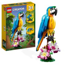 LEGO Creator 3 in 1 Papagal exotic 31136, Jucarie de constructie copii