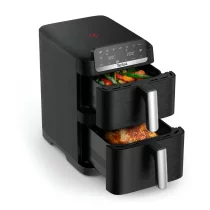 Дом и почистване / Готвене - Tefal Easy Fry Crispy Stack EY7528e0 двоен фритюрник с горещ въздух, 10 л, черен - 2