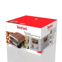 Casa si Curatenie - Gratar Electric Inteligent Tefal OptiGrill XL Snacking & Baking GC724D12, 2000W, Accesoriu de Coacere Inclus, Inox/Negru - 2