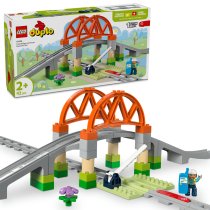 Играчки - LEGO DUPLO 10426 Комплект за разширение на железопътен мост - 1