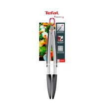 Дом и почистване / Кухненски аксесоари - Tefal Ingenio+ Кухненски щипки K1991534, Неръждаема стомана / Силикон, Сребристо/Черно - 2