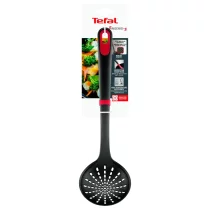 Дом и почистване / Кухненски аксесоари - Tefal Ingenio+ K1984334 Цедка с лъжица, подсилен найлон, устойчива на топлина, черна/червена - 2