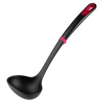Дом и почистване / Кухненски аксесоари - Tefal Ingenio+ K1980434 Черпак, подсилен найлон, устойчив на топлина, черен/червен - 1