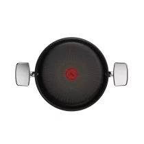  - Tefal Excellence+ Тенджера с капак 24 см, 5 л, Незалепващо покритие, Технология Thermo-Signal, Съвместима с индукция, Черна - 2