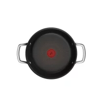  - Tefal Excellence+ тенджера 24 см с капак, незалепващо покритие, технология Thermo-Signal, съвместима с индукция, черна - 2
