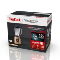 Σπίτι και Καθαριότητα / Προετοιμασία φαγητού - Μπλέντερ Tefal Blendforce CopperTinto, 800 W, 1,25 L, Τεχνολογία Powelix, Ανθεκτικό στη θερμότητα γυαλί, Μαύρο/Καφέ - 2