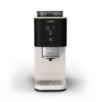 Σπίτι και Καθαρισμός - Μηχανή εσπρέσο Krups Coffee Crush SA4001E0, 1370W, 15 Bar, Μύλος άλεσης από ανοξείδωτο ατσάλι, One-Touch, Συμπαγής σχεδιασμός, Μαύρο - 2