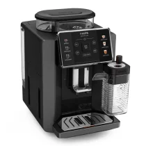 Дом и почистване - Krups Sensation Milk Автоматична машина за еспресо EA912HF0, 1450W, 15 бара, 6 рецепти, 5-степенна мелачка, резервоар 1.7 л, черен - 2
