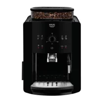 Espressor automat Krups Picto Arabica EA811010, 1450W, 15 Bari, Sistem Thermoblock, Rasnita Reglabila, Design Compact, Negru