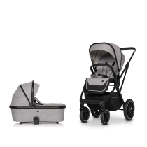 Carucior 2 in 1 pentru copii Cavoe Axo Comfort, protector, reversibil cu landou