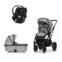 Carucior 3 in 1 pentru copii Cavoe Axo Comfort, cu landou si scoica Cybex Cloud G Plus