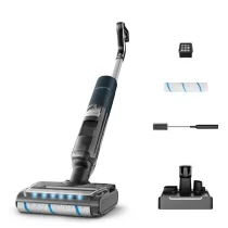 Casa si Curatenie - Aspirator cu spalare Rowenta X-Clean 7 GZ5735E0, 250W, 50 min, Autocuratare si uscare cu aer cald, Verde-Gri - 1