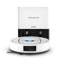 Casa si Curatenie - Aspirator robot Rowenta X-Plorer Serie 380 RR89U7E0, Statie golire automata, 8000 Pa, LiDAR 360, Perie anti-incalcire, Alb - 1