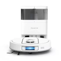 Casa si Curatenie - Aspirator robot Rowenta X-Plorer Serie 580 Max RR9547E0, Statie All-in-One, 10000 Pa, Mop extensibil, LiDAR 360, Alb - 1