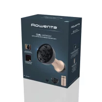Лична грижа - Rowenta Curl Harmony 3 в 1 сешоар CV7D30E0, 700W, йонен генератор, 2 скорости, чанта за носене, кремаво-черен - 2
