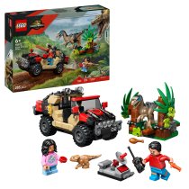 Играчки / LEGO / LEGO Джурасик свят - LEGO Джурасик свят - Комплект за бягство от офроуд с Велоцираптор 76972, Детска играчка - 1