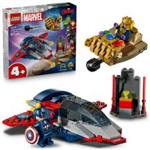 Jucarii / LEGO / LEGO Marvel Super Heroes - Set LEGO Marvel Avengers: Capitanul America vs Thanos 76319, Colectia Super Heroes 4+ - 1