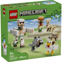 Jucarii / LEGO / LEGO Minecraft - LEGO Minecraft Atac in desert cu un jocheu de gaini 21592, Set de constructie interactiv - 2
