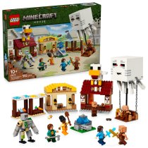 Играчки / LEGO / LEGO Minecraft - LEGO Minecraft Атака на балони с призраци срещу селото 21273, Интерактивен конструктор - 1