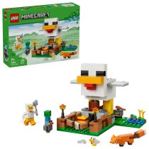 LEGO Minecraft Пилешка ферма 21585, Интерактивен конструктор с кокошарник