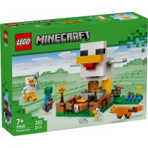 Играчки - LEGO Minecraft Пилешка ферма 21585, Интерактивен конструктор с кокошарник - 2