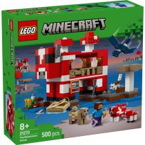 Jucarii / LEGO / LEGO Minecraft - LEGO Minecraft Casa Mooshroom Casa Ciuper-vaca 21270, Set de constructie si ingrijire animale - 2