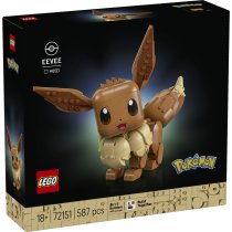 Jucarii / LEGO / LEGO Pokemon - LEGO Pokemon Eevee 72151, Figurina de colectie articulata si decor premium pentru adulti - 2